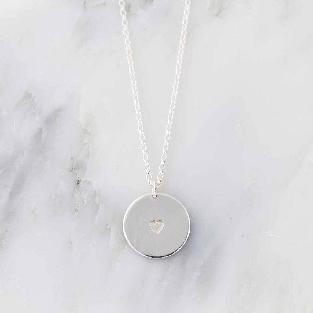 Silver and rose gold entwined monogram necklace