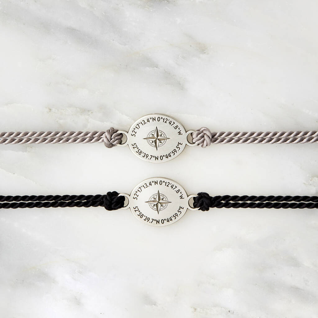 Until we meet again silver coordinate bracelet set