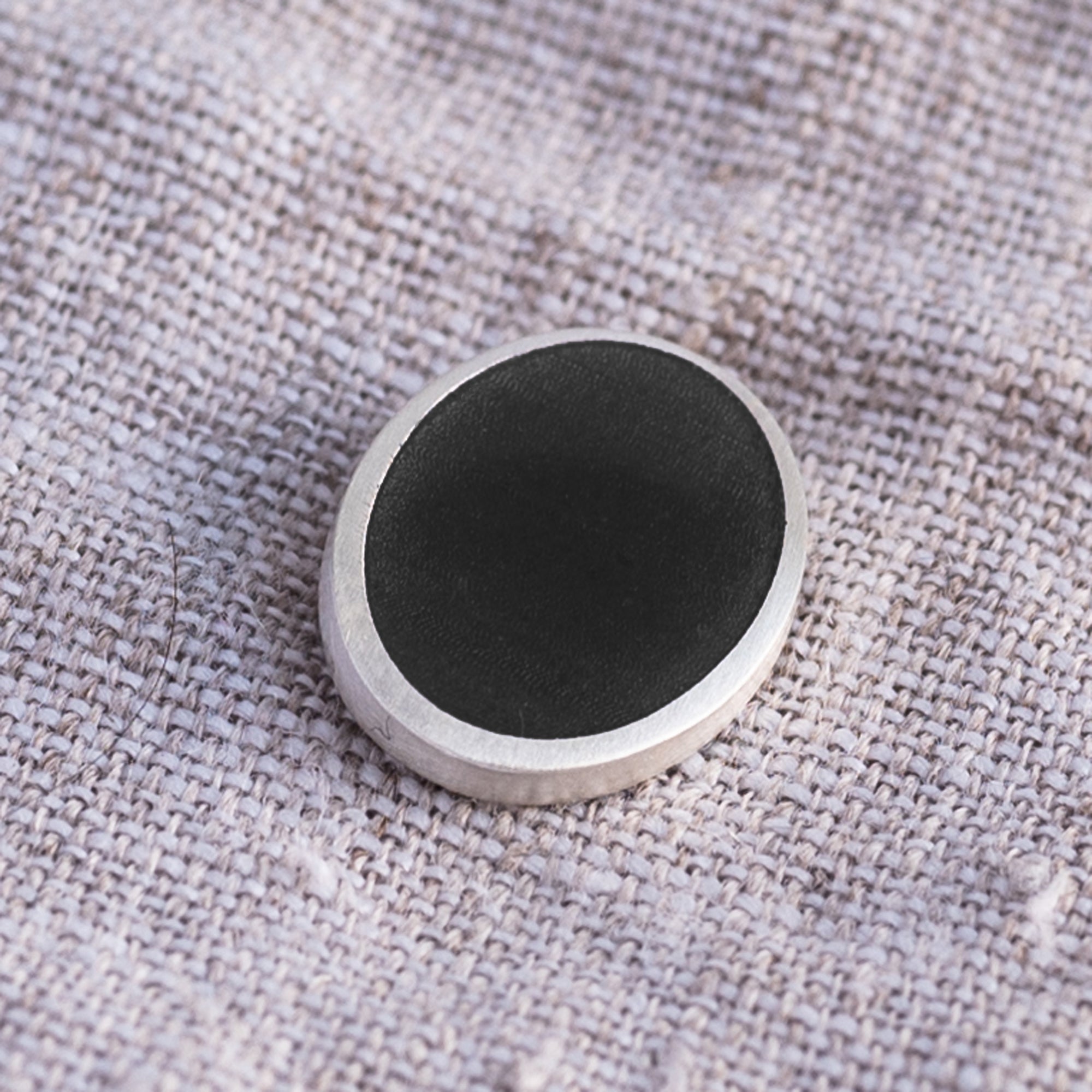 Deep Grey Black Enamel Sample