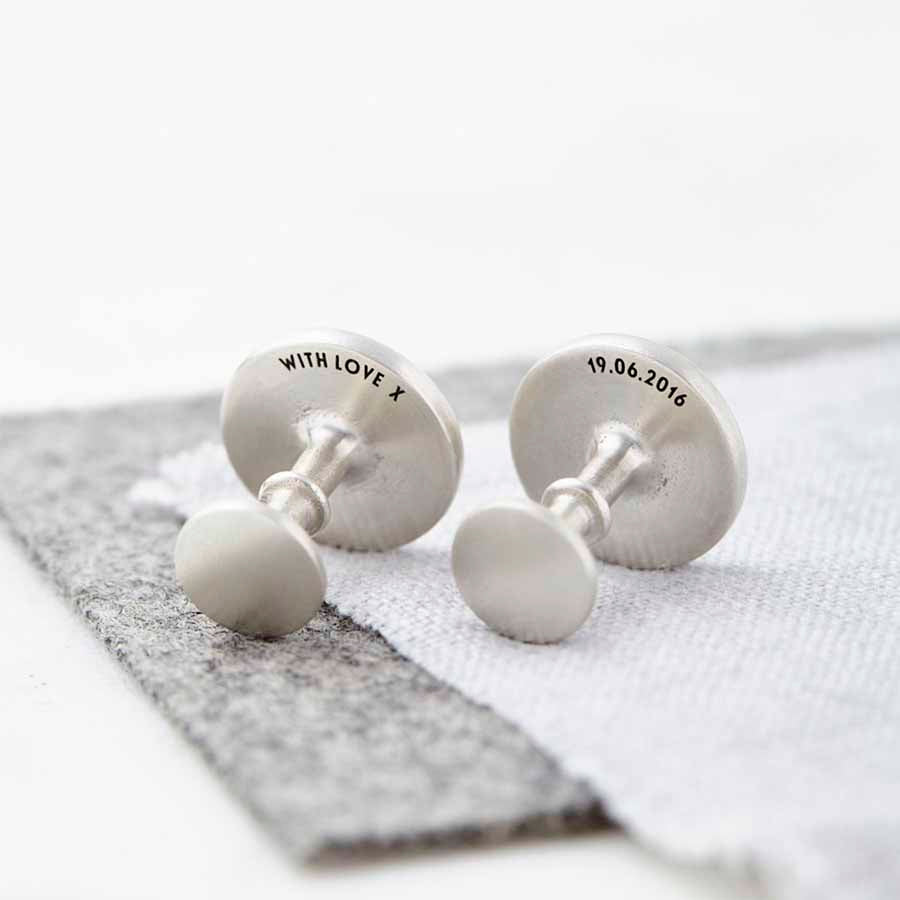 Groom Cufflinks Backs