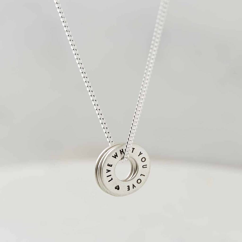 Personalised sterling silver Necklace with Story Charms