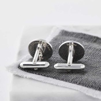 Cufflinks, Hand Made Sterling Silver and 24ct Gold with Coordinates