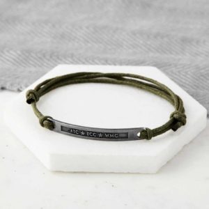 Silver bracelet Personalised  with your Initials
