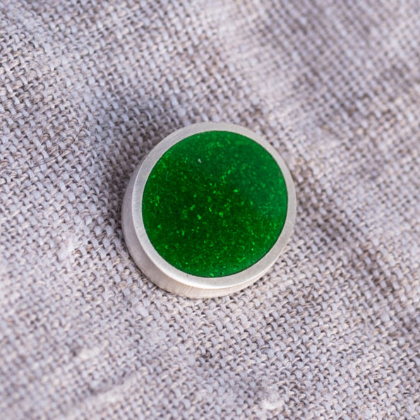 Emerald Green Enamel Sample
